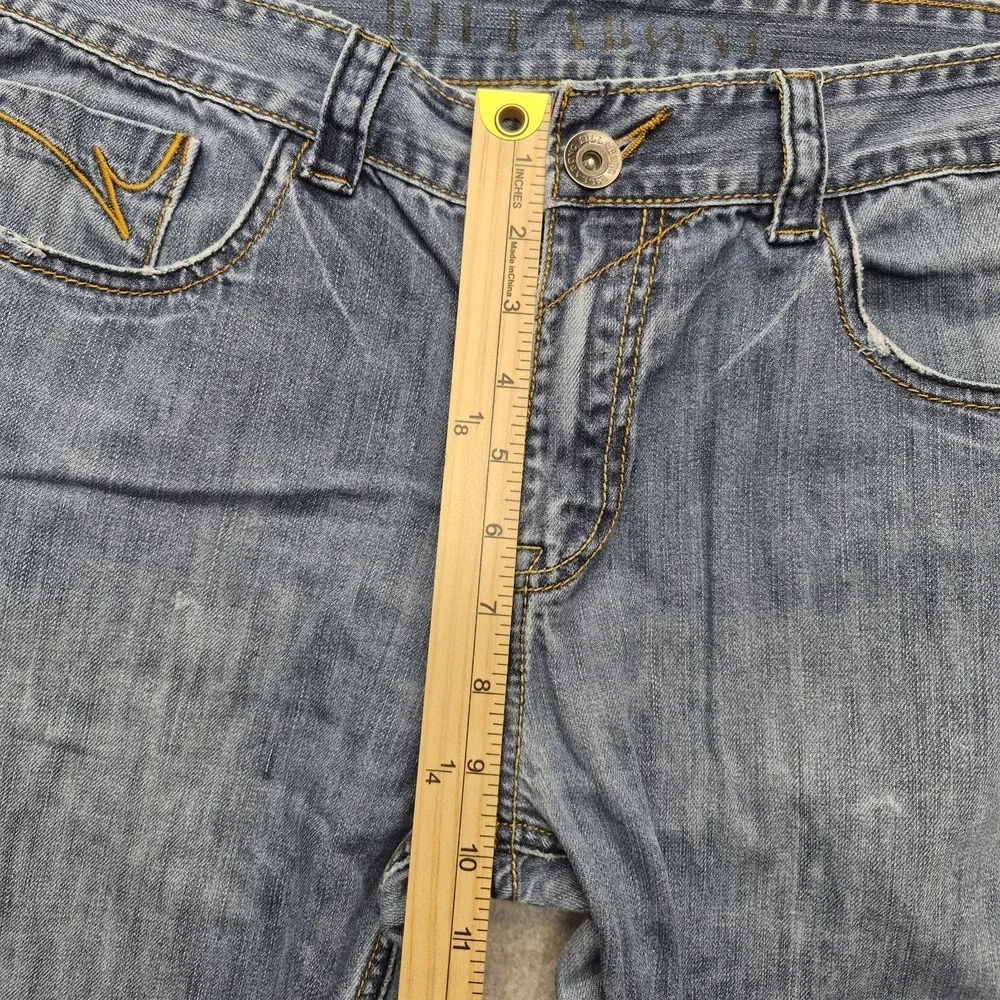 Vintage Billabong Jeans Mens 34 Blue Faded Baggy Wide Leg Denim Skater Pants Y2K